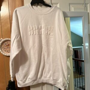 Bride white sweatshirt worn once size XL